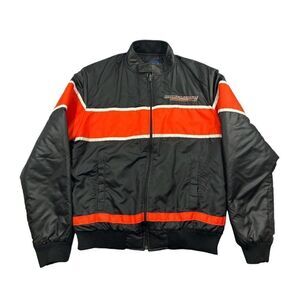 Vintage Harley Davidson Bomber by Holloway Size Medium Made in USA *READ*